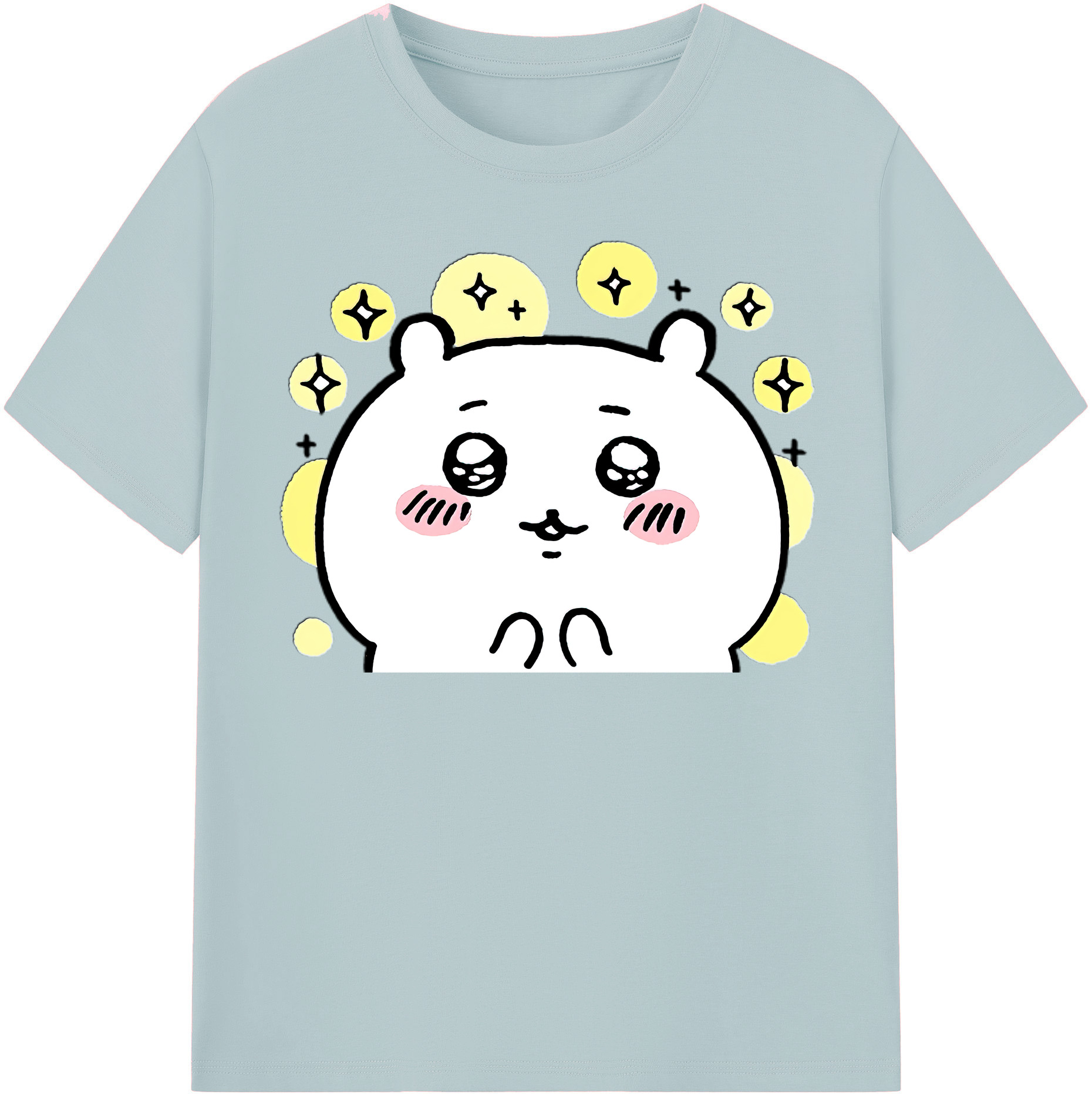 （画像用） ちいかわ ちいかわ Chii-kawa chiikawa 綿100％半袖Tシャツ（フロントプリント）